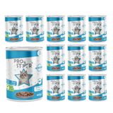 Prostar Yetişkin Kedi Balıklı ve Jöleli Konserve Mama 400 Gr x 12 adet