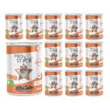 Prostar Yetişkin Kedi Somonlu ve Jöleli Konserve Mama 400 Gr x 12 adet