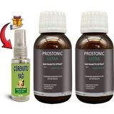 Prostonic Ultra: 2 Adet Erkeklere Sawpalmettolu Kabak Çekirdeği Ekstratlı 50 ml Şurup + 30 ml Çörek Otu Masaj Yağı - 2li