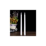 Protech Pilli Led Işıklı 5 Li 28 Cm Şamdan Led Mum Sarı Gün Işığı