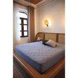 Protective Micro Kapitone Su Sıvı Geçirmez Yatak Koruyucu Alez Çarşaf - 160 x 200 cm - Gri