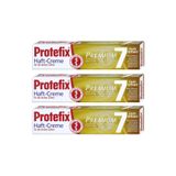 Protefix Premium Protez Yapıştırıcı Krem 47 g – 7 Etkili Güçlü Tutuş, Uzun Süreli Etki 3 Adet