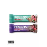 Protein Bar 32g Süper İkili Kutu 24 Adet - Duble Kakaolu x 12 Adet + Fındıklı x 12 Adet