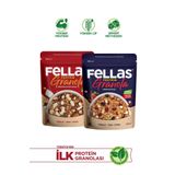 Protein Granola 2'li Paket - Hindistan Cevizi & Kakao 270g Ve Kırmızı Meyveler 270g