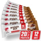 Proteinocean Protein Bar Chocolate & Hazelnut Aromalı - 50g X 12 Adet