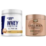 Proteinocean Whey Protein Bisküvi 200 Gr + Kolajen | Ahududu - 6 Farklı Bileşen İlaveli 150 Gr 2 Li Set