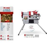 Proter 2" Tezgah Tip Pafta Makinası PR 2002 1000 Watt Güç ile 1/2"-2 Ölçü Aralığında