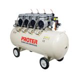 Proter 200 lt Sessiz Yağsız 4 Kafa Trifaze Hava Kompresörü