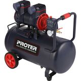 Proter 50LT 2hp Yüksek Hızlı Yağsız Sessiz Hava Kompresörü 8 Bar Basınç ve 50 lt Hava Hacmi