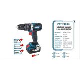 Proter Pst 740 Bl 4.0 Ah 20 V Li-İonpil 2 Vts.darbeli Kömürsüz Şarjlı Matkap P1ea074
