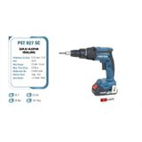 Proter Pst 927 Sc 1/4 '' 20 V 2 Ah Lion Pil 25 N.m Tork Şarjlı Alçıpan Vidalama P1ea104