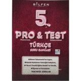 Pro&Test 5. Sınıf Türkçe Yeni Nesil Soru Bankası-Bilfen Yayınları