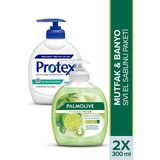 Protex Mutfak & Banyo Sıvı El Sabunu Paketi 300 ml + 300 ml