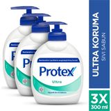Protex Ultra Uzun Süreli Koruma Sıvı Sabun 3 x 300 ML