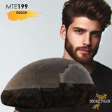 Protez Saç Qa8 - 8X10 - Renk Koyu Kestane Ince Telli Her Yöne Taranabilen Alt Yapı %100 Insan Saçı