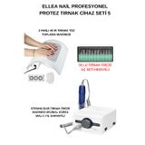 Protez Tırnak Cihaz Seti Strong B135 Freze Cihazı & 3 Fanlı Tırnak Toz Toplama Cihazı