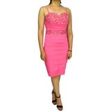 Proto 77003 Pembe Kadın Abiye Elbise