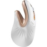 Protoarc EM11 Nl Beyaz Altın Kablosuz Ergonomik Dikey Mouse (CP016807) - Beyaz - Gold