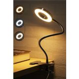 Protonust Mandallı Akrobatik Led Çalışma Okuma Işığı Flex Ayarlanabilir Işık 3 Renk Işık Masa Gece Lambası
