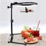 Protonust Masa Çekim 10inç Çalışma Masası Işığı Masa Ürün Çekim LED Işıklı Telefon Tripod Standı
