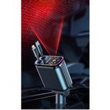 Protonust Usb C Type-C Araç Şarj Aleti 4'ü 1 Arada Araç Çakmaklık Hızlı Şarj 66w Starlight Işık