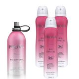 Prova 120 ml Big Crystal Edp Parfüm ve 3x150 ml Deodorant