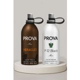 Prova Heracles ve P.12 Black EDP Erkek Parfüm Seti x2 120 ml