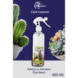 PROVERİM Kaktüs ve Sukulent Bitki Besini Sprey 400 ml – Çiçek Coşturan, Tomurcuk ve Uzun Çiçeklenme Desteği