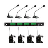 Provoice MT-8000-8YK Kablosuz 4 Masa 4 Yaka Mikrofonu