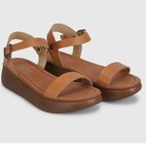 Provoq 4345823516030 Taba Kadın Düz Sandalet
