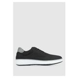 Provoq Siyah Deri Nubuk Erkek Sneaker