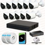 Provzen Dahua 11 Kameralı IP 1080P Gece Görüşlü Güvenlik Kamerası