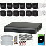 Provzen Dahua 12 Kameralı Full Hd 40 Metre Gece Görüşlü Güvenlik Kamerası