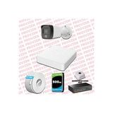Provzen Hikvision 1 Kameralı IP Full HD Renkli Güvenlik Kamerası Mikrofonlu