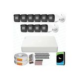 Provzen Hikvision 11 Kameralı Full HD Geniş Açı Güvenlik Kamerası 1TB Olay Anında bildirim