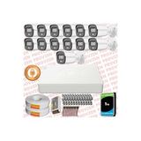 Provzen Hikvision 13'lü Full HD Güvenlik Kamerası Set 7/24 Renkli, Mikrofonlu, Olay Anında Bildirim
