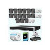 Provzen Hikvision 15 IP Kameralı 4MP 1440P Mikrofonlu Güvenlik Kamerası