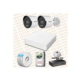 Provzen Hikvision 2 IP 4MP ColorVu Mikrofonlu Güvenlik Kamerası Olay Anında bildirim