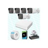 Provzen Hikvision 5 IP Kameralı 4MP 1440P Mikrofonlu Güvenlik Kamerası