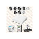 Provzen Hikvision 6 IP 4MP ColorVu Mikrofonlu Güvenlik Kamerası Olay Anında bildirim