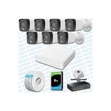 Provzen Hikvision 7’li İP 4MP Güvenlik Kamerası Seti Colorvu Mikrofonlu Olay Anında Bildirim