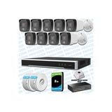 Provzen Hikvision 9’lu Ip 4mp Güvenlik Kamerası Seti Colorvu Mikrofonlu Olay Anında Bildirim