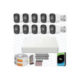 Provzen Hikvision Unv 10'lu Full HD Güvenlik Kamerası Set Gece Görüş, Mikrofon, Olay Anında Bildirim
