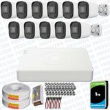 Provzen Hikvision Unv 11'li Full HD Güvenlik Kamerası Set Gece Görüş, Mikrofon, Olay Anında Bildirim