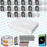 Provzen Hilook 16 Kameralı Full Hd Colorvu Mikrofonlu Güvenlik Kamerası Olay Anında Bildirim