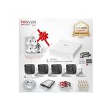 PROVZEN PREMİUM HİKVİSİON 4 KAMERALI GÜVENLİK KAMERA SETİ 500GB