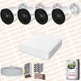 Provzen RV Hikvision 4 Kamera 20 m Gece Görüş Güvenlik Kamerası