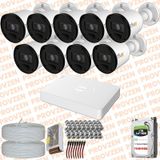 Provzen RV Hikvision 9 Kamera 20 m Gece Görüş Güvenlik Kamerası