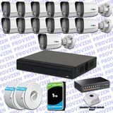 Provzen Ttec Hikvision 13 Kameralı Ip Full Hd Mikrofonlu Güvenlik Kamerası