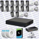 Provzen Ttec Hikvision 14 Kameralı Ip Full Hd Mikrofonlu Güvenlik Kamerası